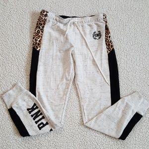 VS Pink cheetah joggers